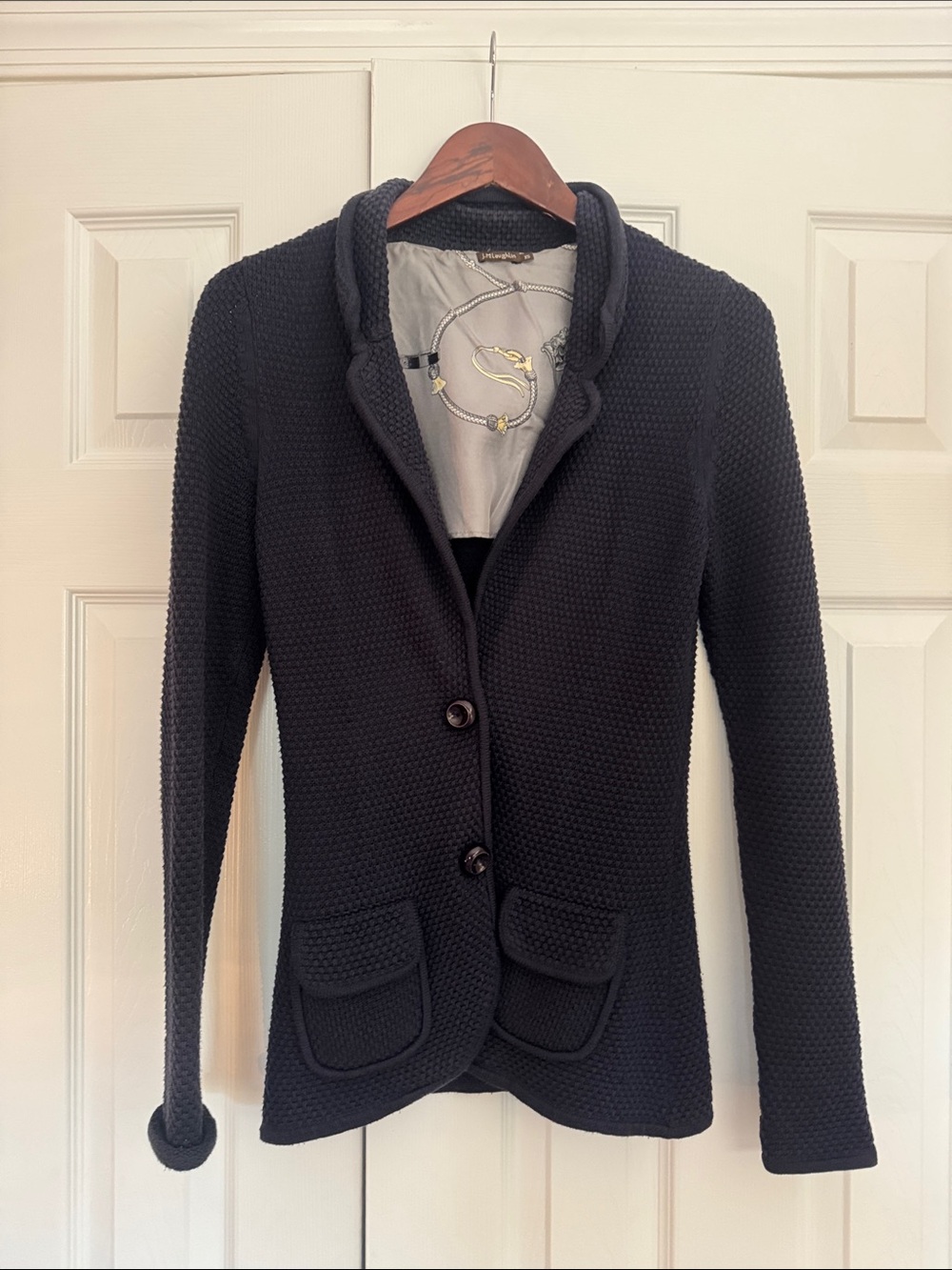 J Mclaughlin Textured Knit Blazer Jacket
